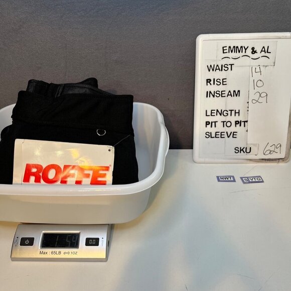 Roffe Mens VTG Jett Ski Pant Size 28 Regular Stretch Wool Blend Deadstock NWT - Picture 16 of 16